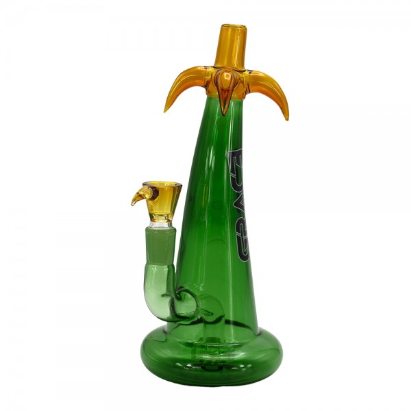 Grace Glass | Green Palm Tree - H:27cm - Ø:50mm - SG:18,8mm