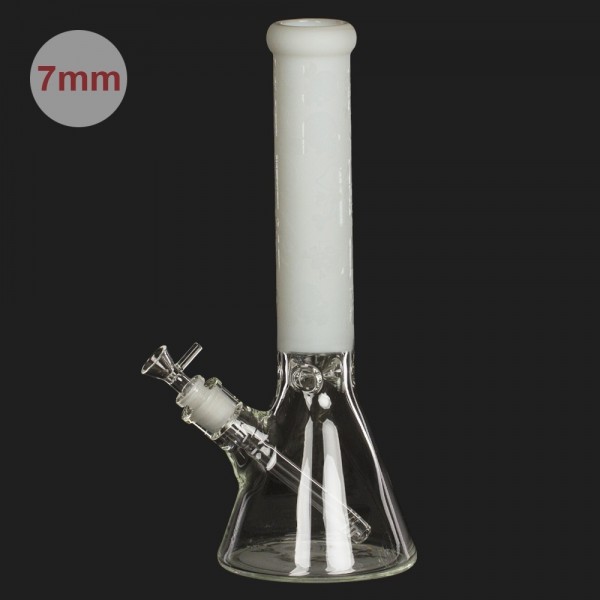 Amsterdam | Limited Edition Mixed White Skull Beakers - H:37cm - Ø:50mm SG:18.8mm - 5mm thickness