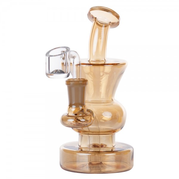 Amsterdam | Limited Edition Golden Bubbler - H:16cm - SG:14.5mm - 4mm thickness