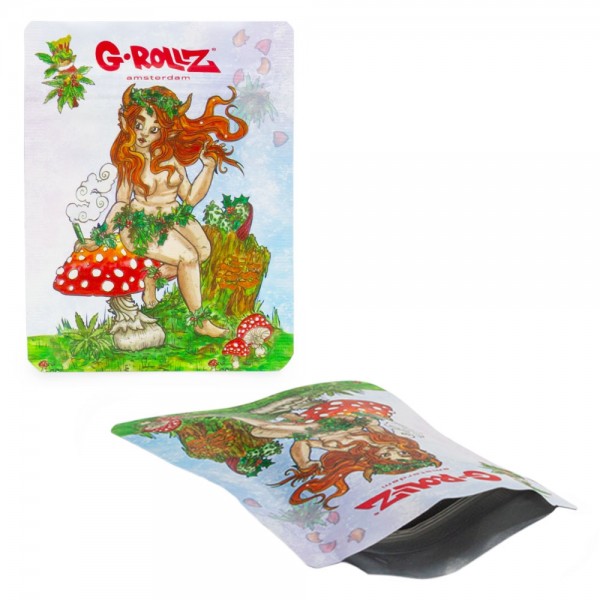 G-Rollz | &#039;Vondel Nymph&#039; 65x85mm Smellproof Bags - 50pcs/ pack