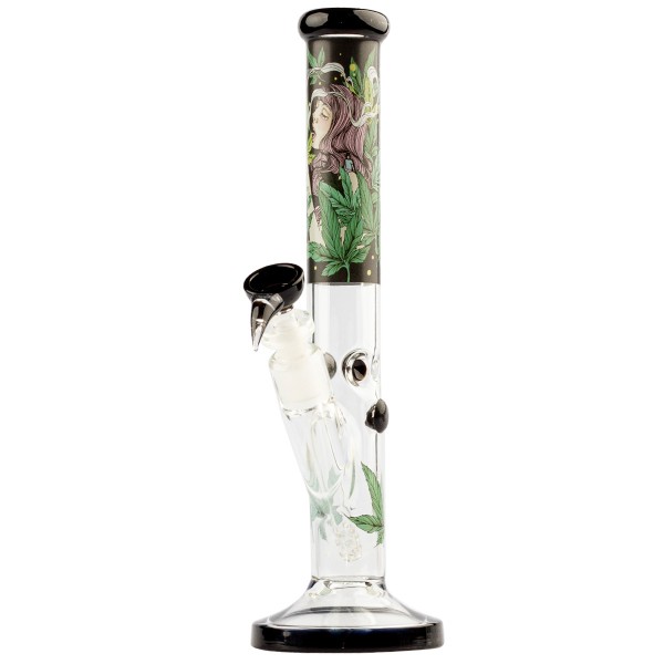 G-Rollz | &#039;Colossal Dream&#039; - Black Straight Bong H:34cm - Ø:40mm