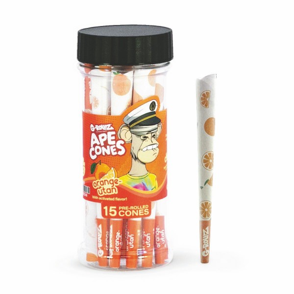 G-Rollz | Ape Cones &quot;Orange-utan&quot; - 15 Pop Cones