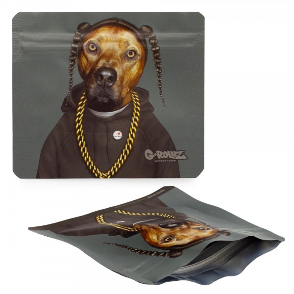 G-Rollz | 90x80 mm smellproof bag | &#039;Rap&#039; - 50pcs/ pack