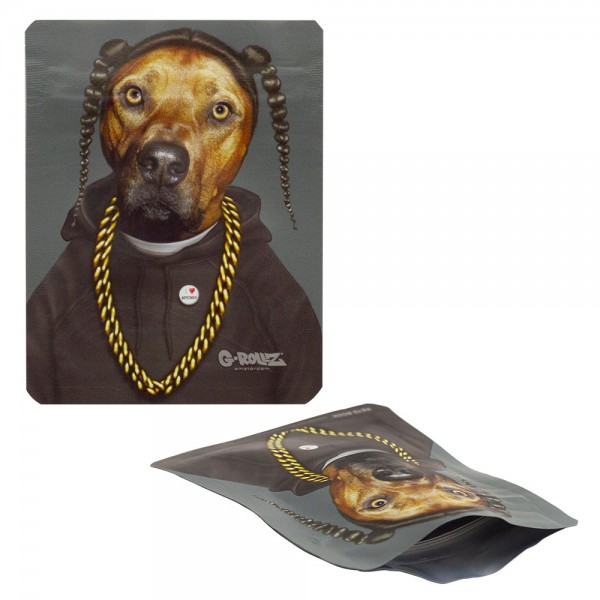 G-Rollz | 65x85mm Smellproof Bags | &#039;Rap&#039; - 50pcs/ pack