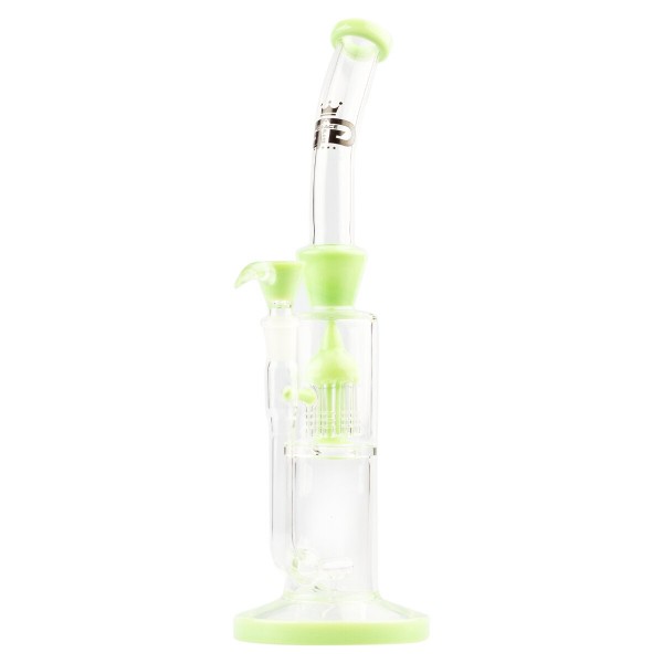 Grace Glass | Limited Edition Green Barrel Bong | H:33cm Socket:14cm TH:5mm