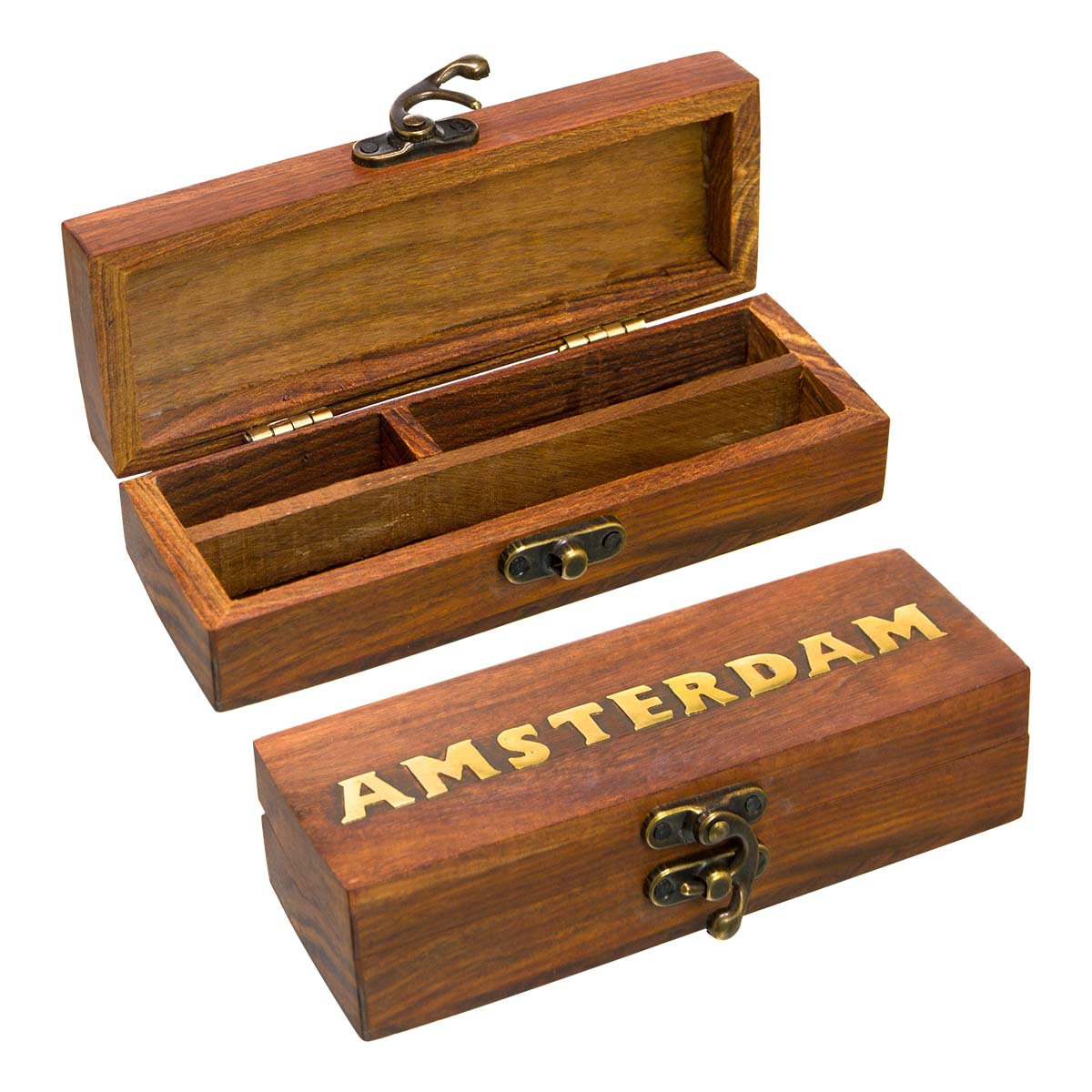 bovenste Mechanisch twee weken Small Wooden Amsterdam Box- 15cm x 6cm | Storage | Stash and Storage |  HEADSHOP | The New Ways